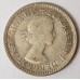 AUSTRALIA 1957 . SIXPENCE